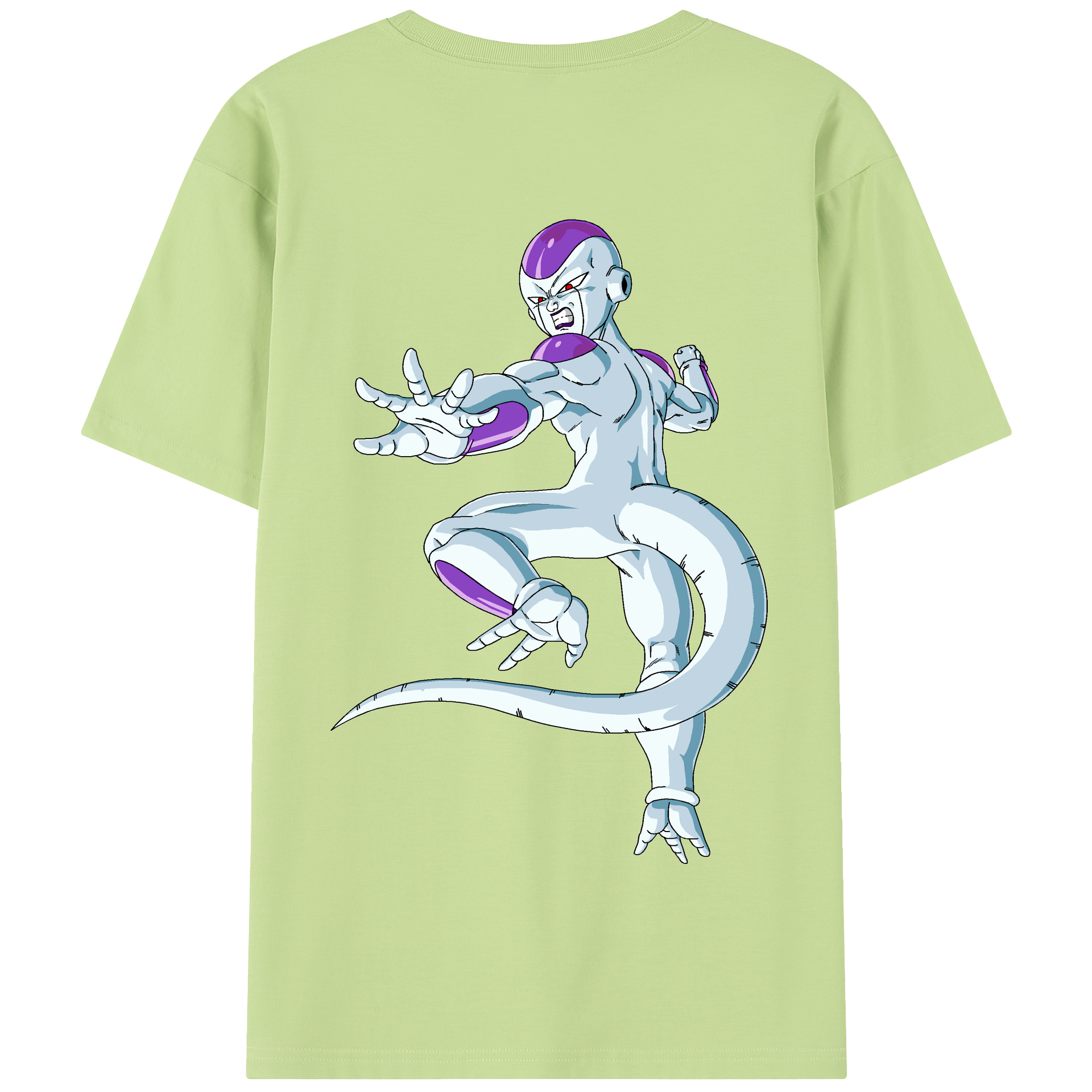 （画像用） ドラゴンボール フリーザ DRAGON BALL Frieza 綿100％半袖Tシャツ（背面プリント）